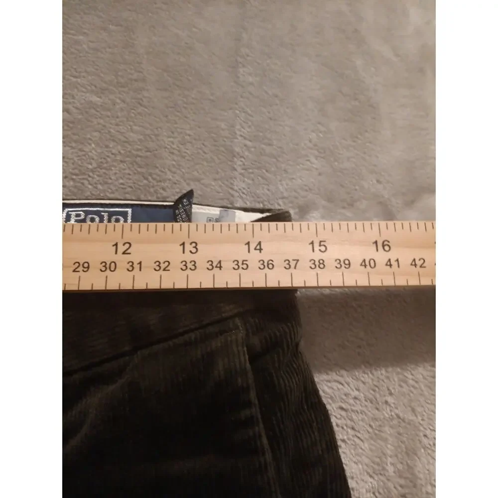 Polo Ralph Lauren Corduroy Slim Fit Pants Mens 29W x 30L Green